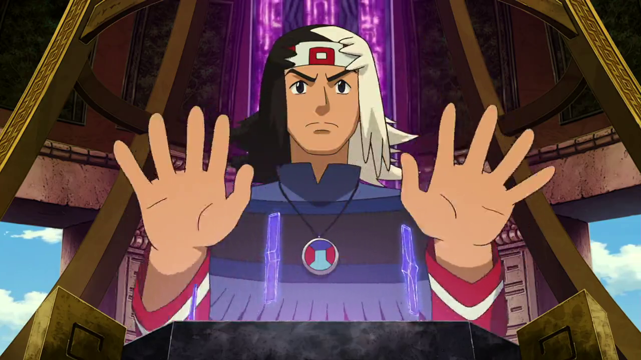 Dread piloting the castle as if he can't hear Victini's suffering.