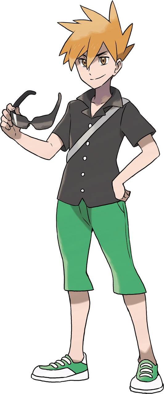 The rival Green/Blue in Sun and Moon