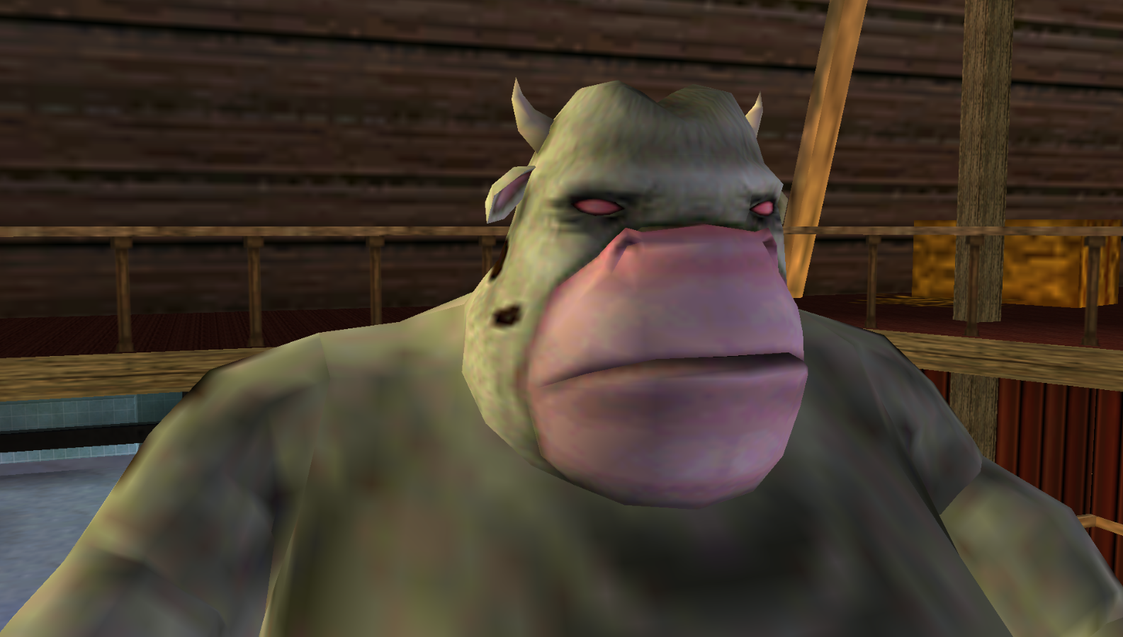 Beelzebeef appears as a giant evil cow.